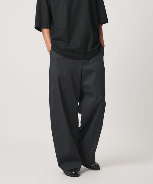 LOEFF/＜LOEFF＞ウールギャバジン ワイド パンツ MENS/その他パンツ