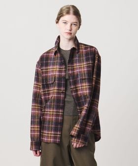 LOEFF/＜LOEFF＞チェック ツイード CPO シャツ UNISEX/シャツ / ブラウス
