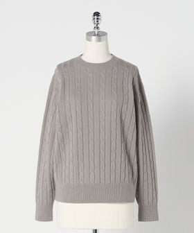 LOEFF/＜LOEFF＞カシミヤ ケーブル ニット/ニット / セーター