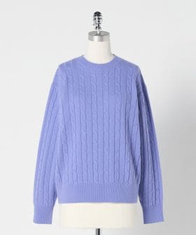 LOEFF/＜LOEFF＞カシミヤ ケーブル ニット/ニット / セーター