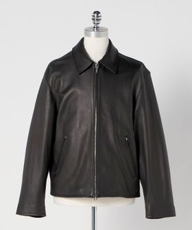 LOEFF/＜LOEFF＞ ラムレザー バイカー ジャケット UNISEX/ライダース