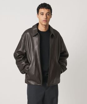 LOEFF/＜LOEFF＞ ラムレザー バイカー ジャケット UNISEX/ライダース