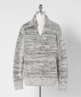 LOEFF/＜LOEFF＞ラッセルヤーン スキッパー ニット UNISEX/ニット / セーター