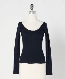 LOEFF/＜LOEFF＞ベアテレコ ラウンドネック ロングスリーブ/Tシャツ / カットソー