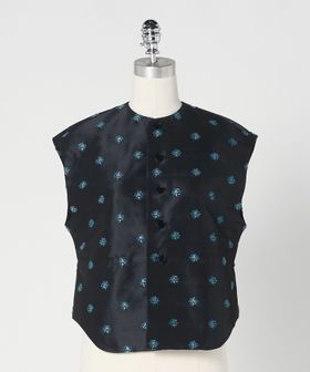 LOEFF/＜LOEFF＞ピンポンツリースポンジ ジャガード ベスト/ベスト