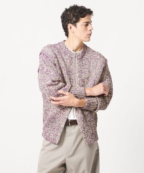 LOEFF/＜LOEFF＞ストローヤーン ライク カーディガン UNISEX/カーディガン / ボレロ