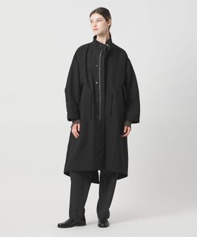 LOEFF＞オックス ミリタリー スタンドカラー コート