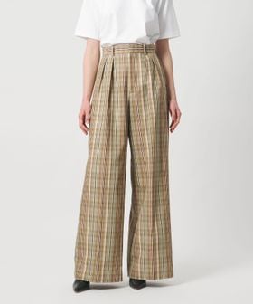 LOEFF/＜LOEFF＞チェック バギーパンツ/その他パンツ