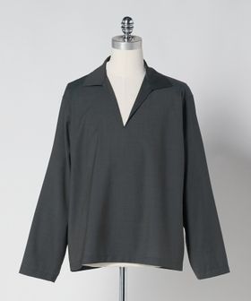 LOEFF/＜LOEFF＞トロピカルウール スキッパー シャツ UNISEX/シャツ / ブラウス