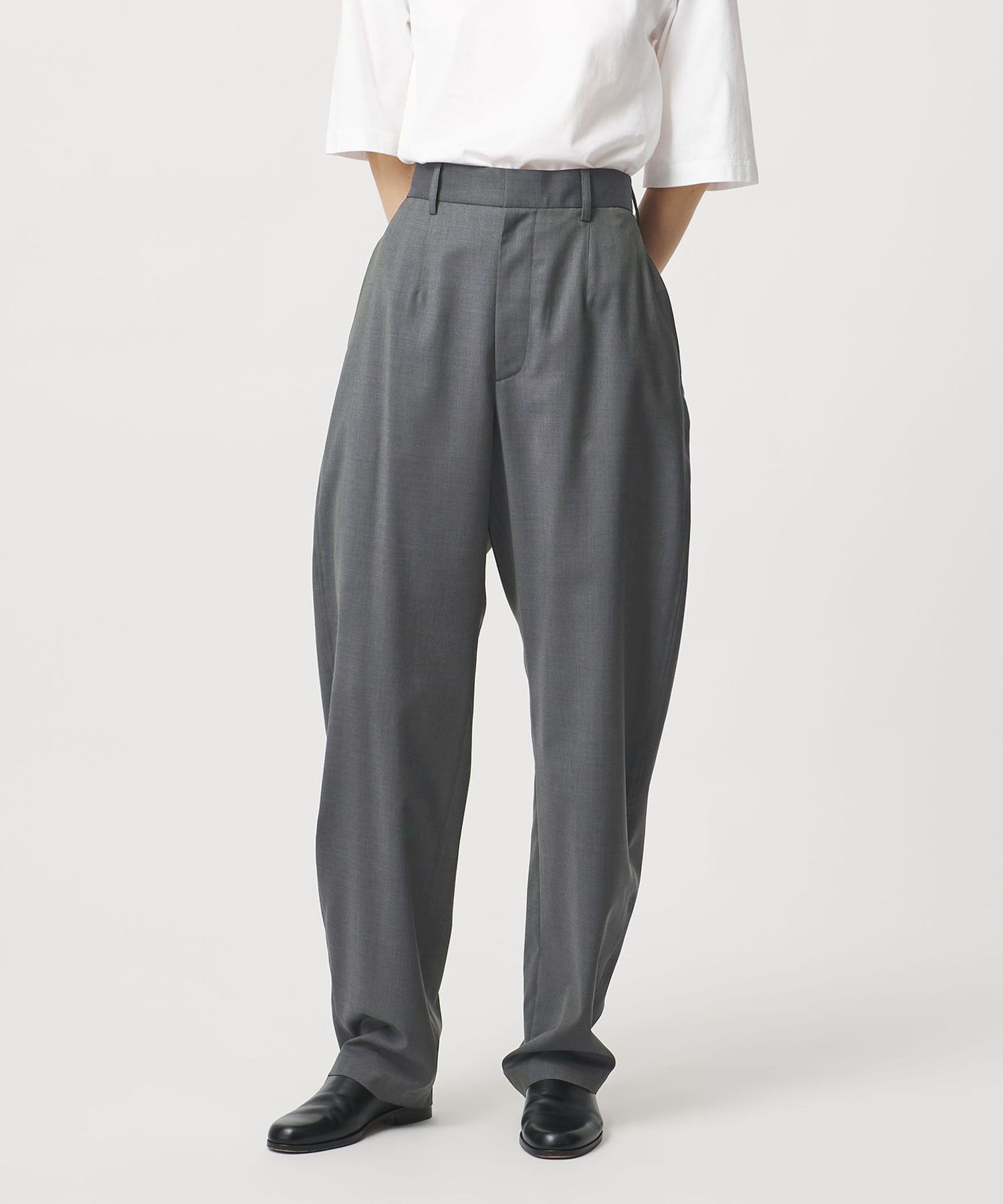 LOEFF＞トロピカルウール ボンタン パンツ