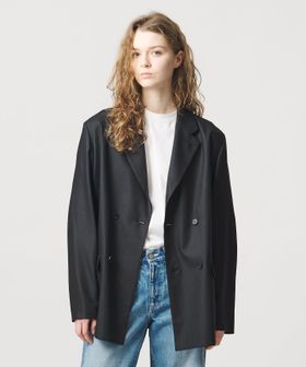 LOEFF/＜LOEFF＞ポリエステルボイル ジャケット/テーラードジャケット