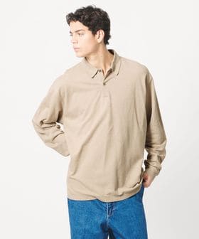 LOEFF/＜LOEFF＞ピケ  ロングスリーブ ポロシャツ UNISEX/ポロシャツ