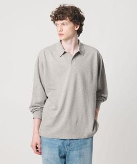 LOEFF/＜LOEFF＞ピケ  ロングスリーブ ポロシャツ UNISEX/ポロシャツ