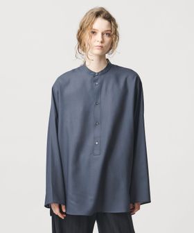 LOEFF/＜LOEFF＞ポリエステルボイル ヘンリーネック シャツ/シャツ / ブラウス