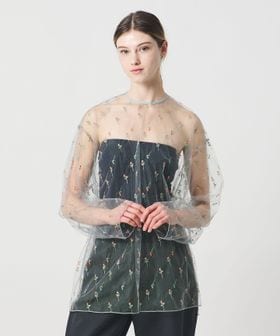 LOEFF/＜LOEFF＞フラワー チュール プルオーバー/シャツ / ブラウス