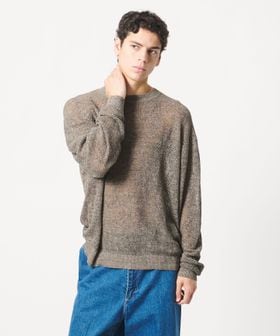 LOEFF/＜LOEFF＞ピンポンツリースポンジ メッシュ プルオーバー UNISEX/ニット / セーター