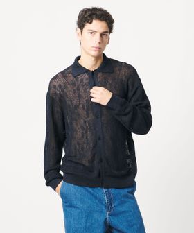 LOEFF/＜LOEFF＞ピンポンツリースポンジ メッシュ カーディガン UNISEX/カーディガン / ボレロ