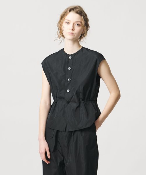 LOEFF/＜LOEFF＞グロッシー タフタ ベスト/ベスト