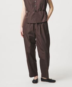 LOEFF/＜LOEFF＞グロッシー タフタ クロップド パンツ/イージーパンツ