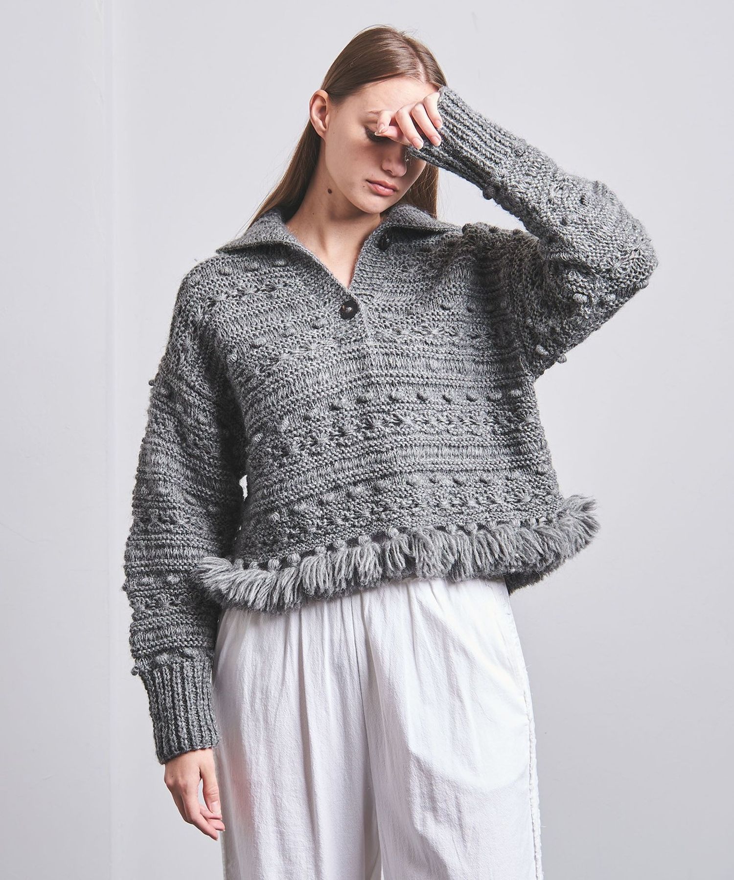 フィータPheeta Clara フリンジニット