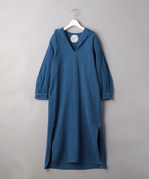 Pheeta フィータ デニムトリニティドレス ピンタック ロングワンピース