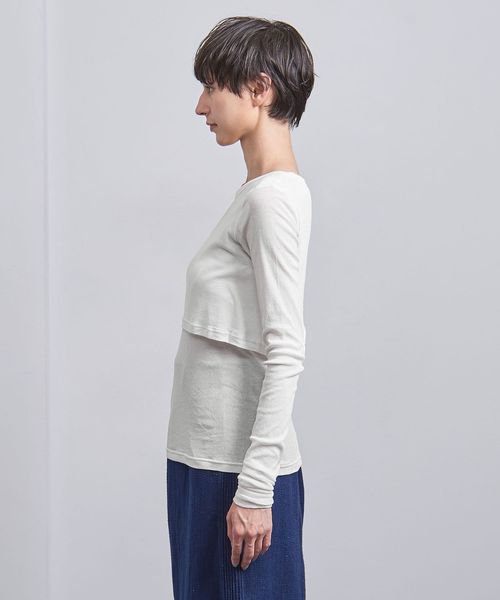 Pheeta フィータ Hedy シアーレイヤードカットソー 8912-699-0008 ブルー  ITXWU8ZLZUQK Pheeta＞Hedy シアー レイヤード タンクトップ WHT/013C―CU2