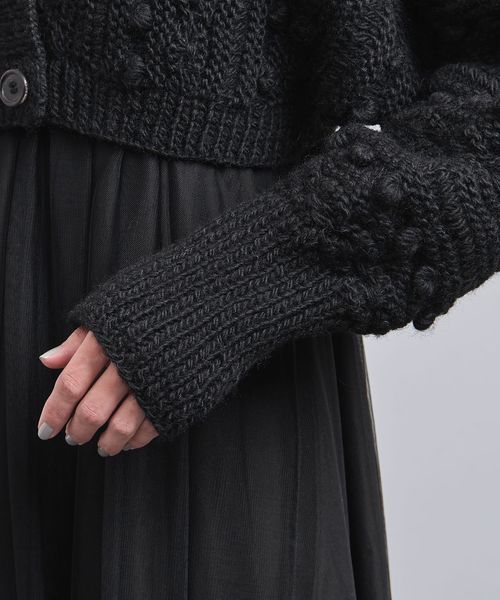 ＜Pheeta＞Clara ショートニットカーディガン Pheeta＞Clara ループ ニット カーディガン/012C―HN10