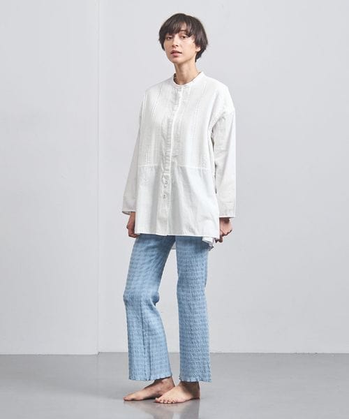 Pheeta◆Trinity/長袖ブラウス/--/コットン/BLU/8911-699-0047 Pheeta（フィータ）の「＜Pheeta（フィータ）＞Trinity シャツ