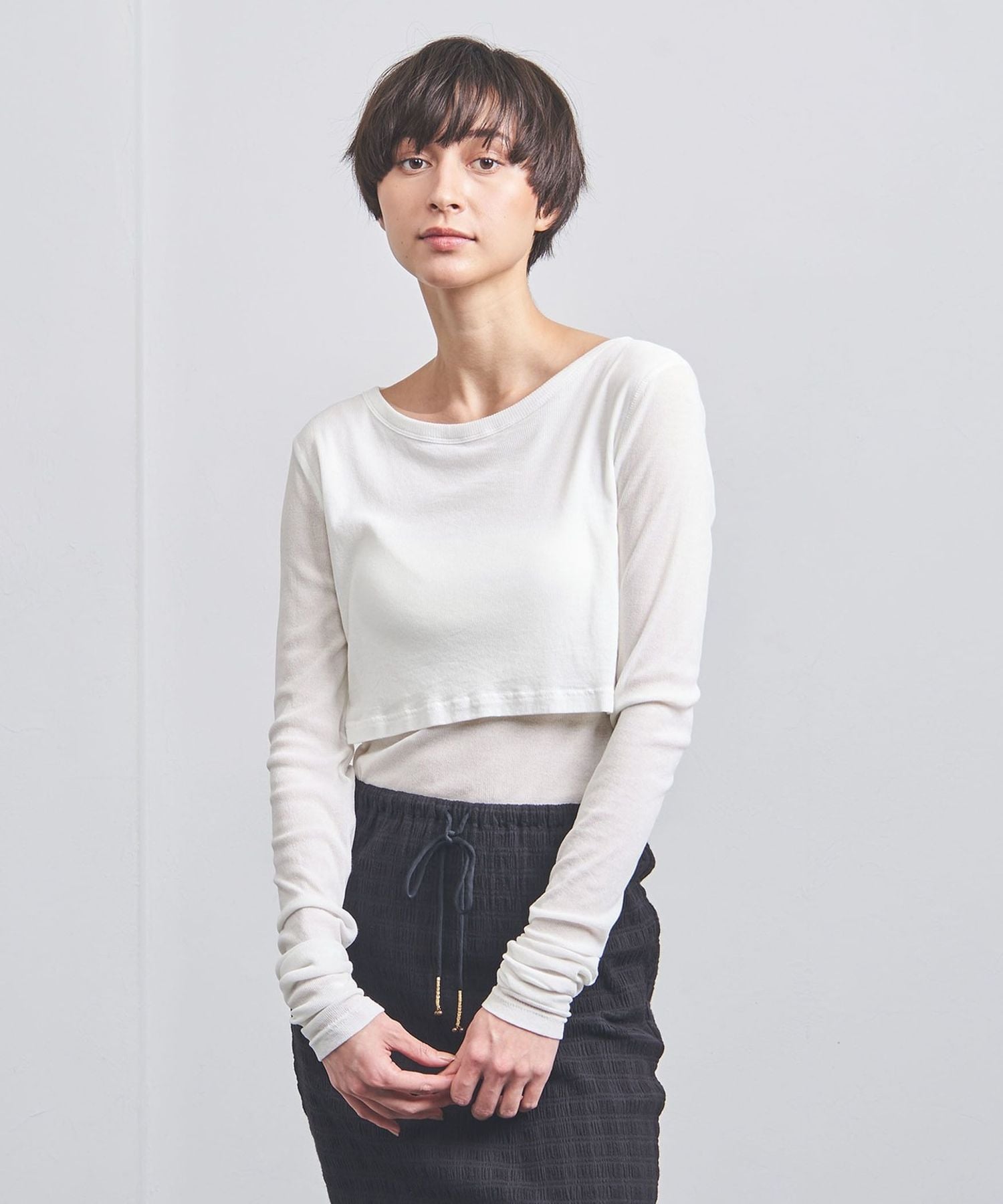 Pheeta＞Hedy シアーレイヤードカットソー