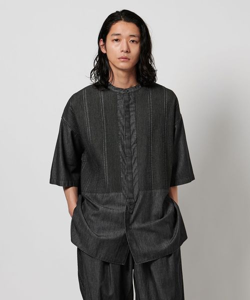 ＜Pheeta＞Trinity デニム ロングスリーブ シャツ UNISEX Pheeta＞Trinity デニムシャツ/013C―63D