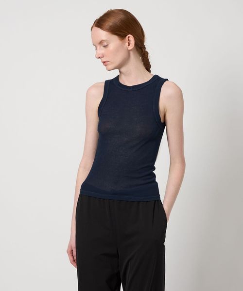 pheeta タンクトップ　hedy blue BIOTOP(ビオトープ) / WOMEN【Pheeta】TANK TOP(Hedy) (トップス