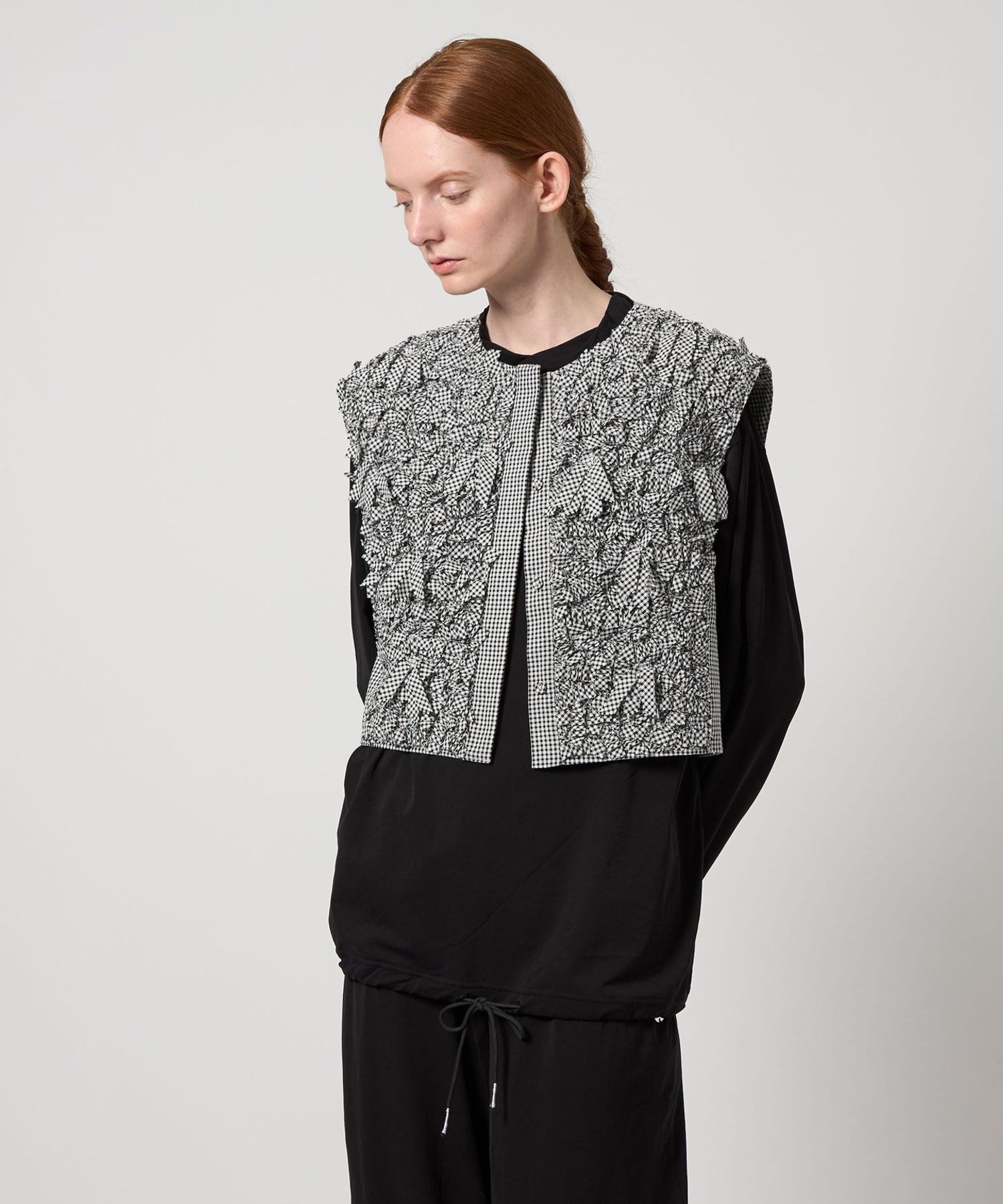 Pheeta＞Vivien チェック ベスト/014C―25