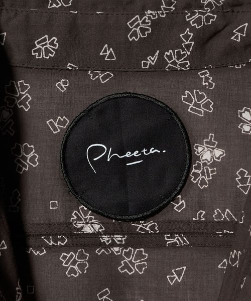 Pheeta×steven alan別注 Billie プリント シャツ 別注】＜Pheeta＞Billie プリント シャツ MENS/014C―SAMens1P