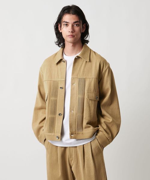 24ss Pheeta Daniele デニムジャケット フィータ Pheeta＞Daniel デニムジャケット BEIGE―UNISEX―/014CUN―JK1