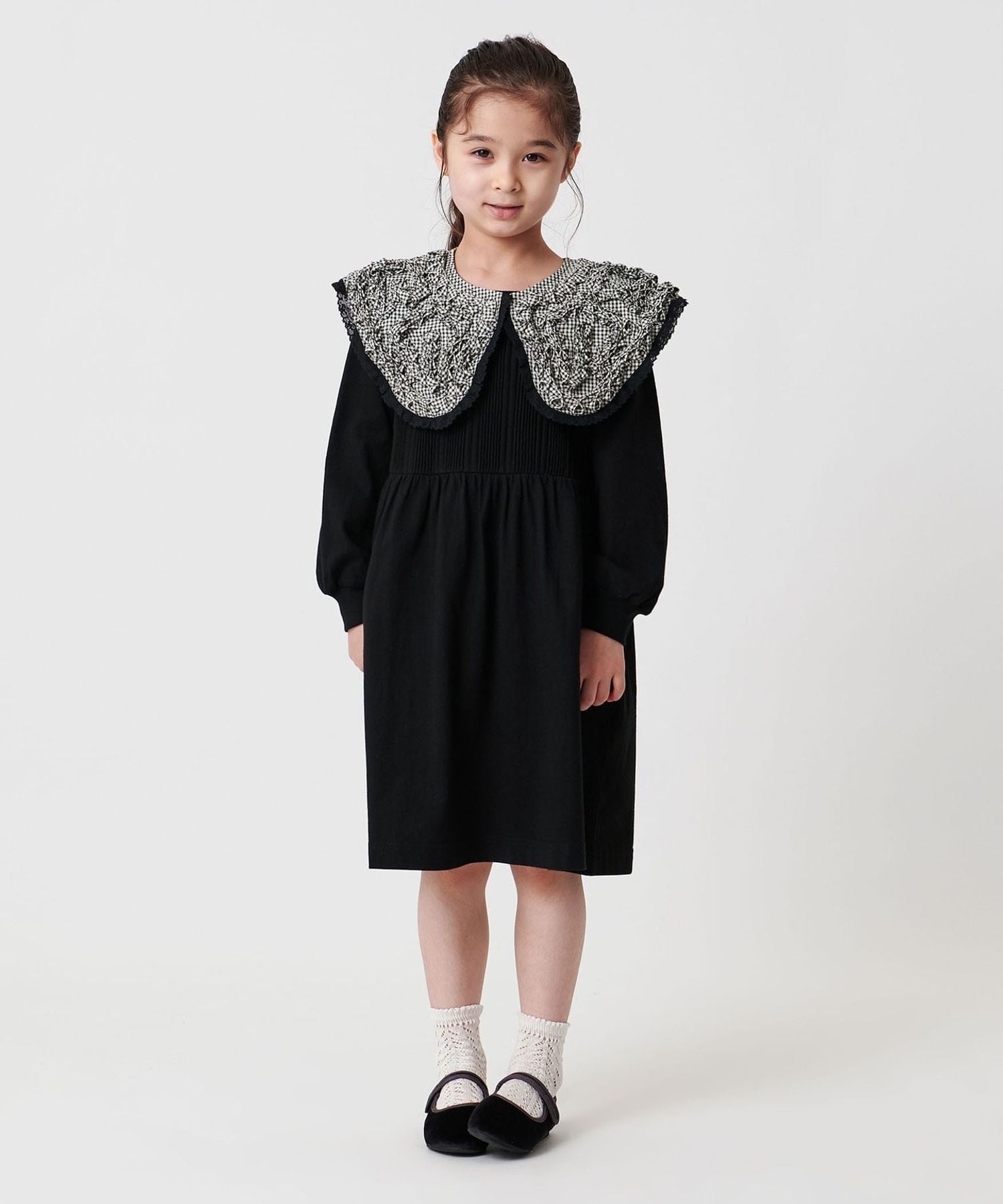 ＜Pheeta＞Annabel 付け襟　ユナイテッドアローズ Pheeta＞Annabel 付け襟 CHECK ―KIDSー/014C―Kids1C