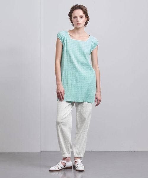 pheeta ベラパンツ Pheeta(フィータ)コットンシャーリングロングパンツ“Vera