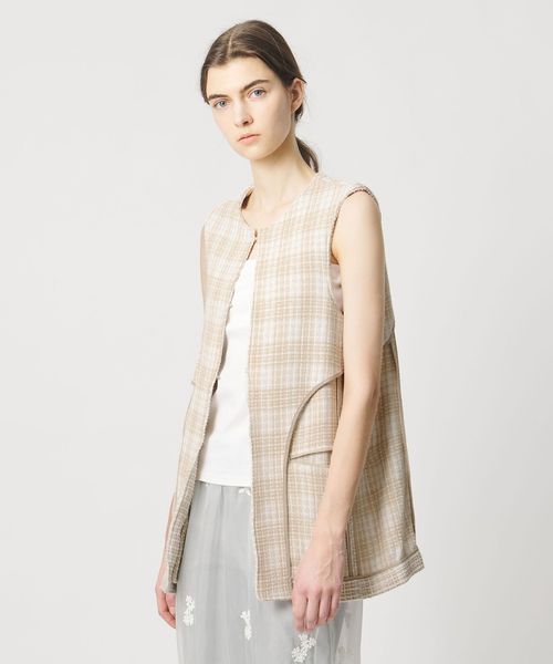 Pheeta/＜Pheeta＞Betty ツイードライク ベスト / 015C―4/ベスト