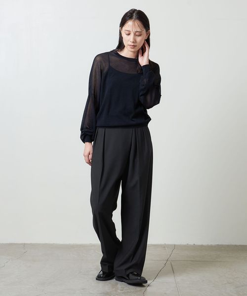 MARW UNITED ARROWS ジャージー タックパンツ MARW UNITED ARROWS＞ジャージー タックパンツ