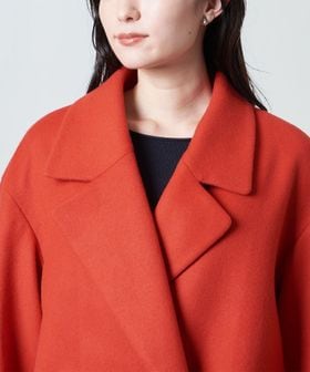 美品＜MARW UNITED ARROWS＞コクーンミドルコート 38 モカ