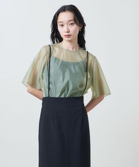 MARW UNITED ARROWS＞シアー ショートスリーブ プルオーバー 