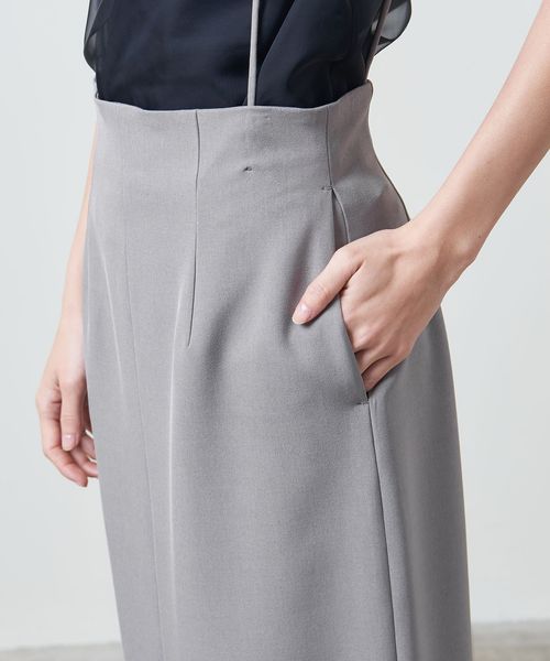 MARW UNITED ARROWS＞サスペンダー Iライン スカート