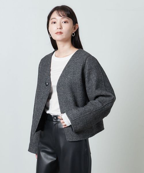 MARW UNITED ARROWS＞ダブルフェイス リバーシブル コート