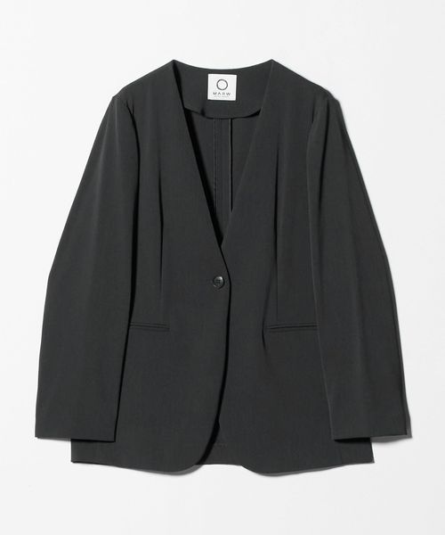 MARW UNITED ARROWS＞ツイル ノーカラー ジャケット