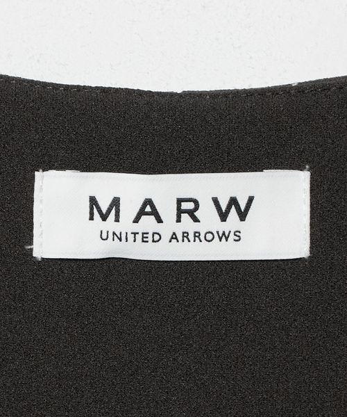 ＜MARW UNITED ARROWS＞ジャージー シンプル ワンピース 34 MARW UNITED ARROWS＞ジャジー Vネック ワンピース