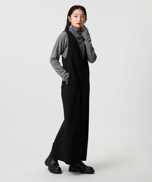 MARW UNITED ARROWS＞ジャージー Vネック ワンピース