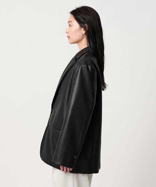 【美品】UNITED ARROWS 本革 テーラードジャケット BLACK テーラードジャケット（ブラック）｜ユナイテッドアローズ公式
