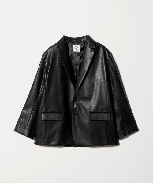 MARW UNITED ARROWS＞レザーライク ジャケット