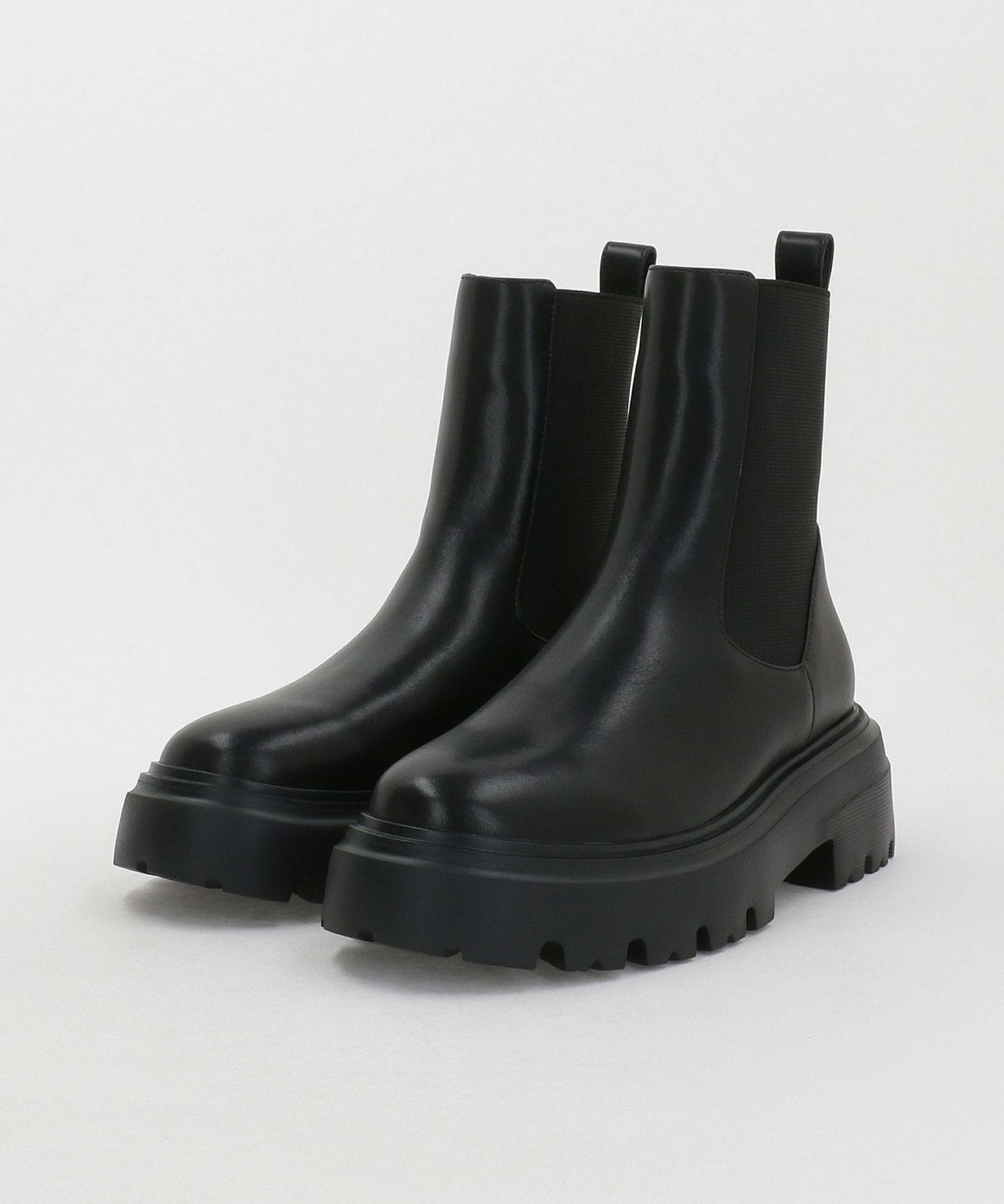 MARWユナイテッドアローズ　サイドゴアブーツ 黒 レザー25センチ MARWユナイテッドアローズ サイドゴアブーツ 黒 レザー25センチ