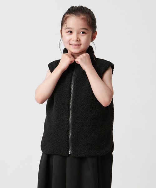 MARW UNITED ARROWS/＜MARW UNITED ARROWS＞ボア ジップ ベスト KIDS/ボア / フリースジャケット