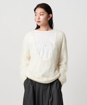 MARW UNITED ARROWS/＜MARW UNITED ARROWS＞ローゲージ Vネック ニット/ニット / セーター